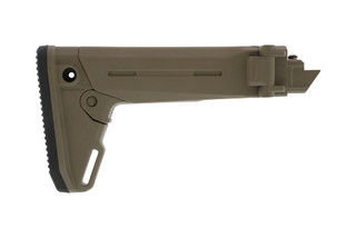 The Magpul Zhukov-S AK Stock in flat dark earth features a side folding design
